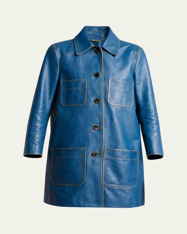 Leather Bracelet-Sleeve Car Coat